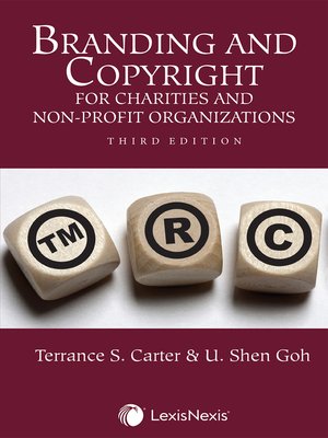 cover image of Branding, Trademarks & Copyright for Charities and Not-for-Profit Organizations